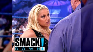 The Rock Comes To The Aid Of Trish Stratus Part 1 - SMACKDOWN!