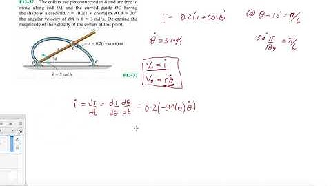Problem F12-37 Dynamics Hibbeler 13th (Chapter 12)
