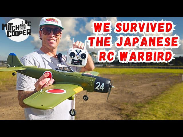 Test flight Kootai Ki84 WWll fighter Japanese Warbird RTF 690mm +