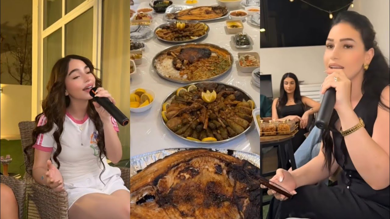 بيسان ♥️ واحلى عشا عراقي ولبناني عند أم بيسان 