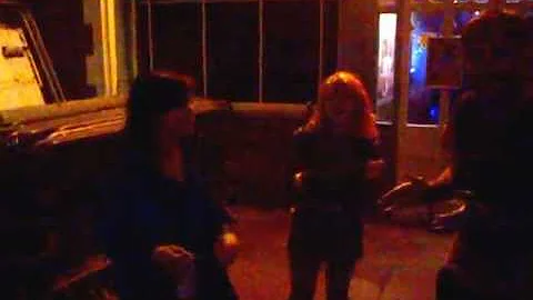 "Up In The Clouds" a cappella outside Concorde 2 B...