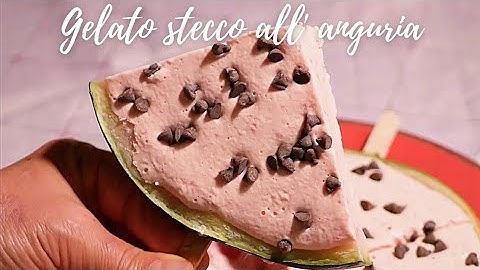 GELATO IN STECCO ALL' ANGURIA | FRESCO E BUONISSIMO | RICETTA FACILE E VELOCE
