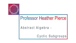 Cyclic Subgroups