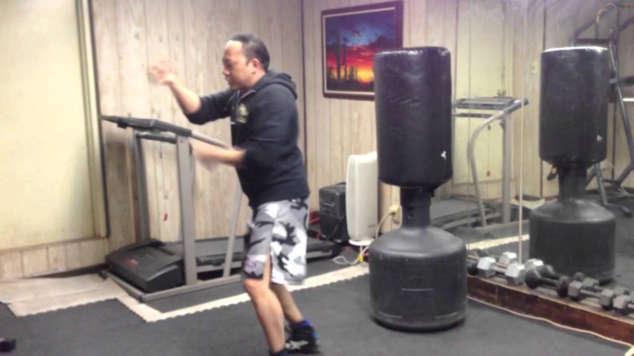 Boxing Drill: Shadowboxing & Burpees - YouTube