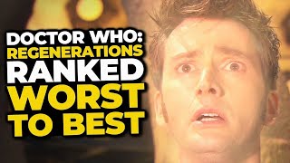 Doctor Who: Every Regeneration Ranked Worst To Best