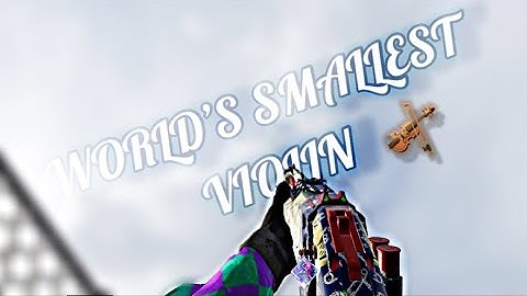 World’s Smallest Violin : CODM EDIT