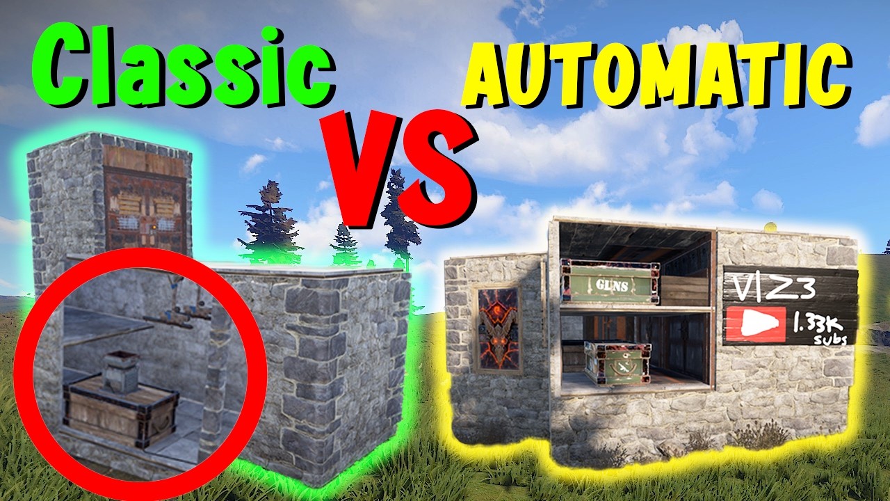 CLASSIC VS AUTOMATIC Trap Base Design - RUST - YouTube