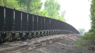 CSX Empty unit coal train all bethgons  PT.2