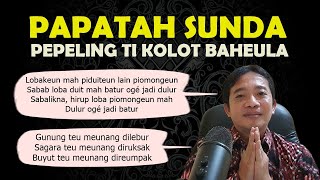 Papatah Sunda Ti Kolot Baheula
