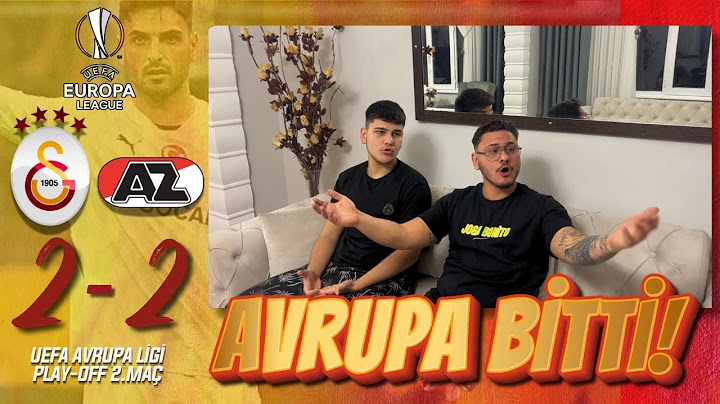 FANATİK 2 KARDEŞ GALATASARAY AZ ALKMAAR MAÇINI İZLERSE - GALATASARAY 2-2 AZ ALKMAAAR
