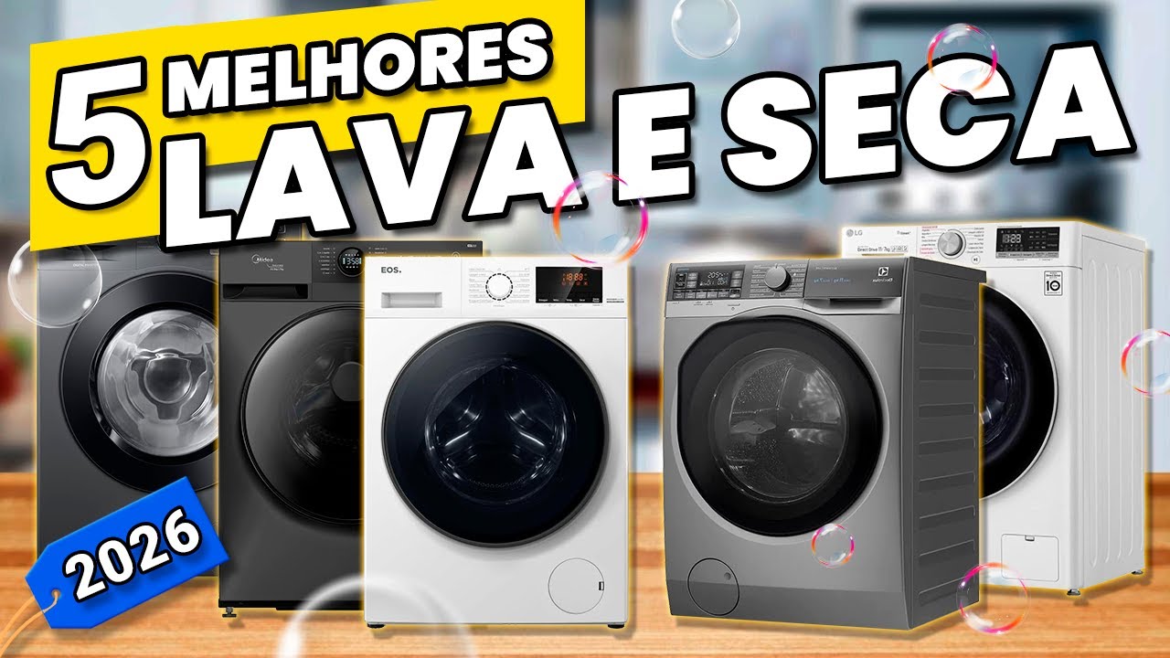 As 5 MELHORES LAVA E SECA de 2026!✅ (Melhor Lava-Seca)