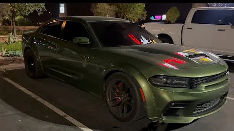 Redeye Hellcat Upper Pulley E85 vs C7 Z06 2650 Magnuson Cammed  #z06 #hellcat #corvette  #mopar 