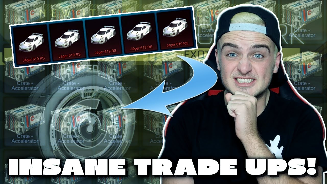 INSANE ACCELERATOR ITEM TRADE UPS! | PAINTED CHRONO & CLOCKWORK WHEELS!