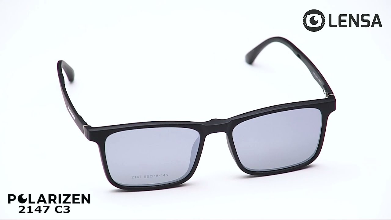 Unboxing rame ochelari de vedere barbati Polarizen CLIP-ON 2147 C3 – LENSA.RO