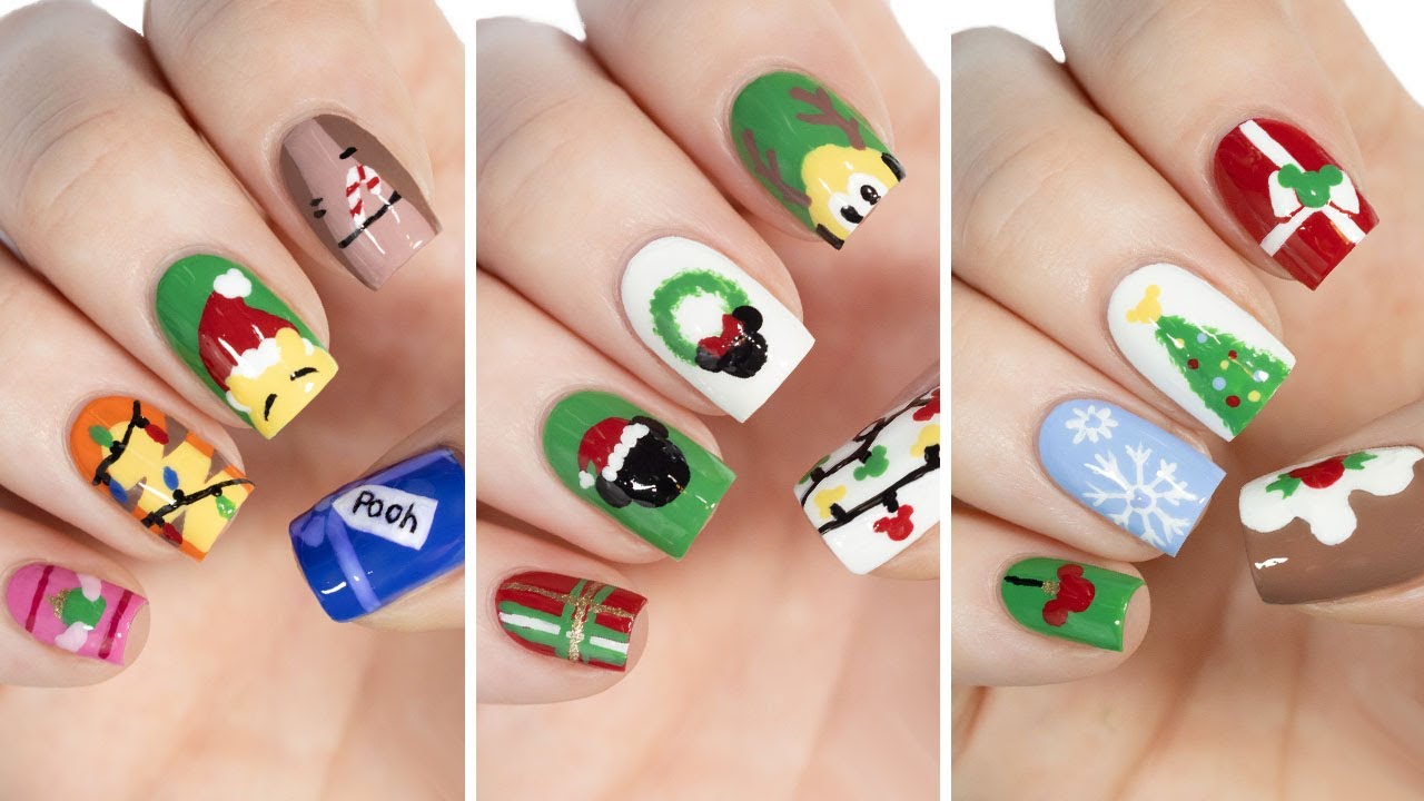 Disney Christmas Nail Art Decals - wide 4