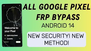 GOOGLE PIXEL ANDROID 14  FRP BYPASS WITHOUT PC | ALL GOOGLE PIXEL GOOGLE ACCOUNT BYPASS.