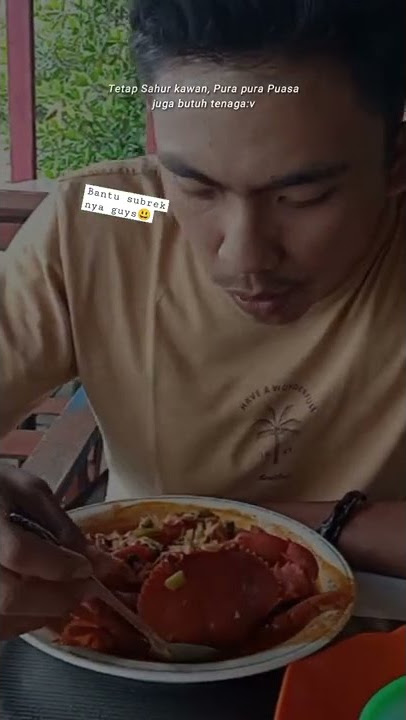 story wa lucu 30 detik terbaru || pura pura puasa