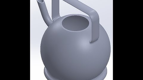 SolidWorks Tutorial for beginners-Tea Port