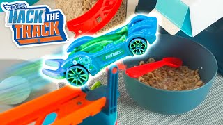 How to Make the Ultimate Breakfast DIY Challenge! 🥞🍳 + More Hot Wheels Track Builds | Hot Wheels