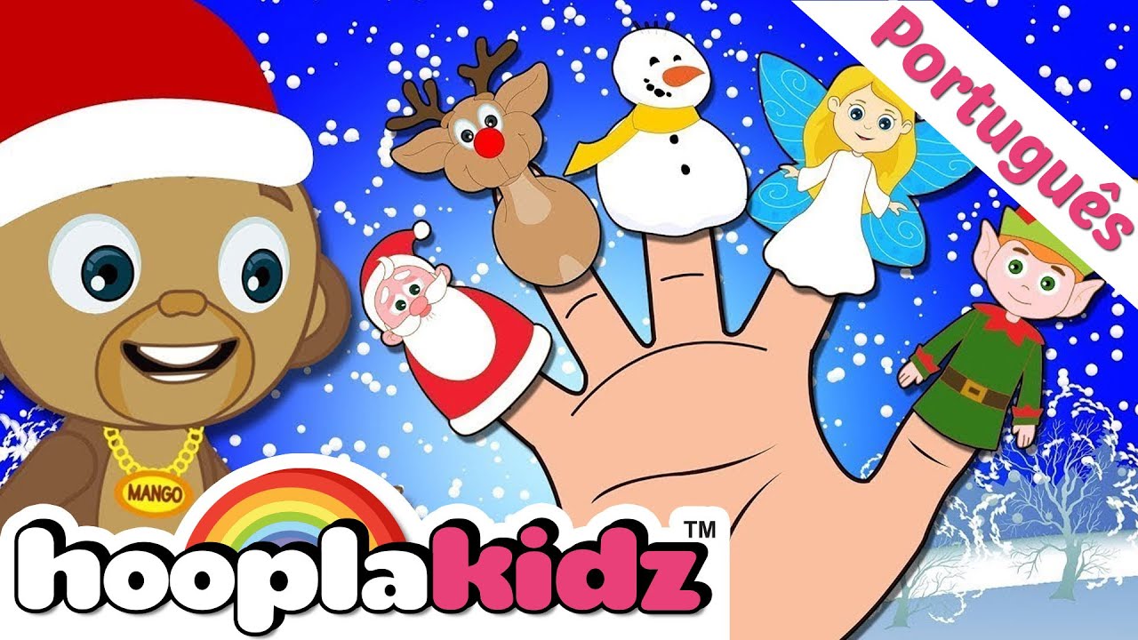 ⁣A Família Dos Dedos Do Natal | Músicas Divertidas🎄 | HooplaKidz Brasil