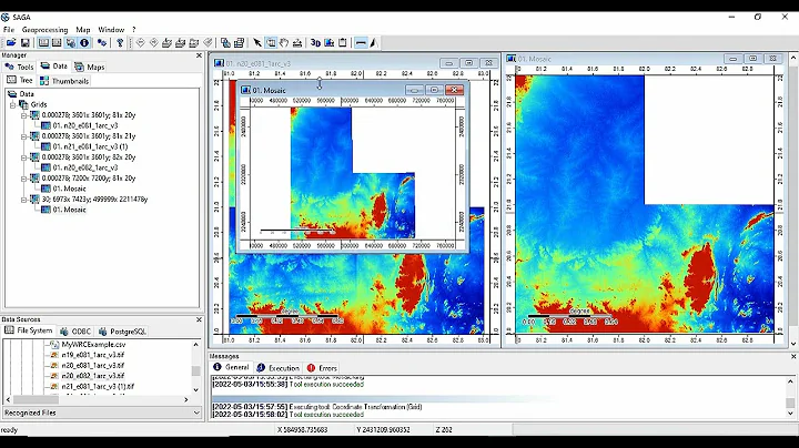 Preprocessing of Digital Elevation Model (DEM) data in SAGA GIS