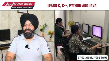 Learn C, C++, Java and Python | Ludhiana Best Training Institute | Akash Webs Computer Institute