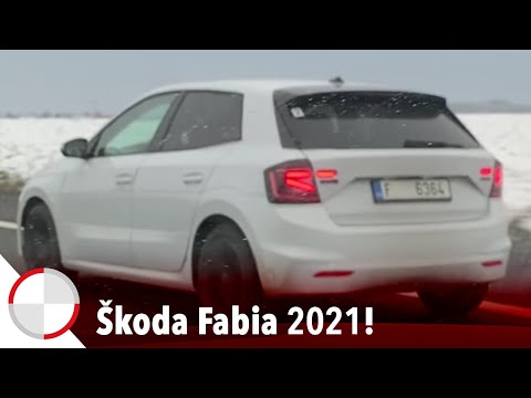 Nová Škoda Fabia 2021 zachycena v provozu!