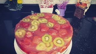 ألذ تشيز كيك فواكه والنتيجه مبهره#Cheese Cake