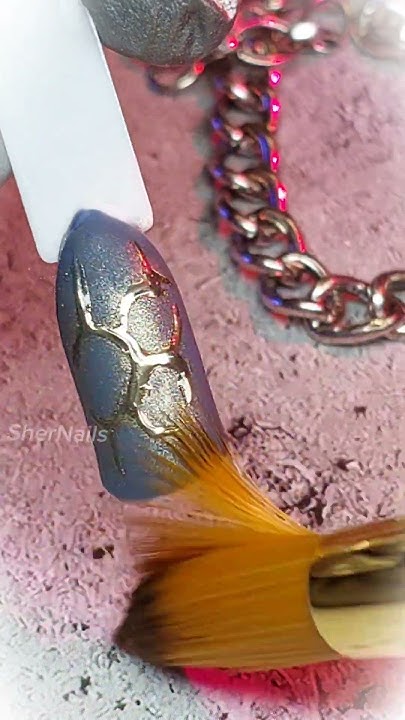 💫Золотая втирка #шортс #shorts #ногти #nails #дизайн #design # ...