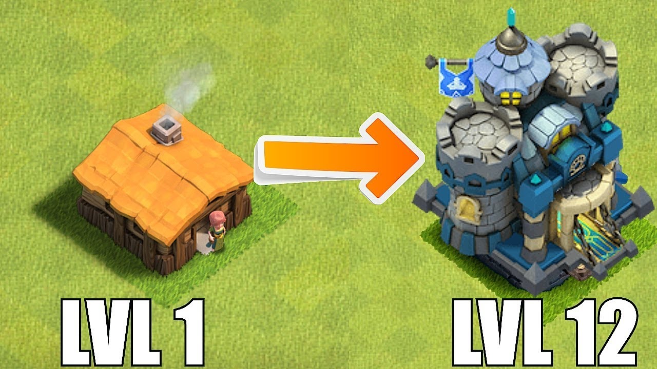 LVL 1 - TOWN HALL 12 THEME CONCEPT!! "Clash of clans" NEW CHALLENGE!!
