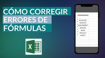 Cómo Evitar, Solucionar o Corregir Errores de Fórmulas en Excel - #¡DIV/0! #N/A #¡VALOR!