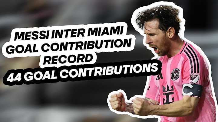 Messi Sets Inter Miami Combined Goals & Assists Record!