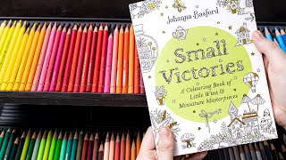 Coloring “Small Victories” (Johanna Basford Coloring Book)