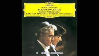 Schumann  Piano Concerto  in A minor  Op.54　Zimmermann (piano)  Karajan  Berlin Philharmonic