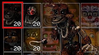 Nightmare Ignited Foxy in UCN! FNaF 4 + Tjoc R! (UCN Mods)