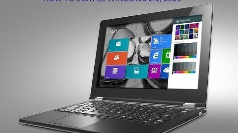 HOW TO INSTALL WINDOWS 8.1/FIRST LOOK
