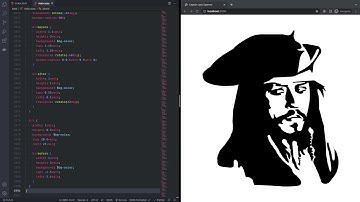 Pure CSS Captain Jack Sparrow