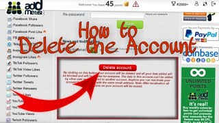 How To Delete Addmefast Account 2020