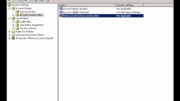 Lecture 20 - Local Security Policy MCSE 2003