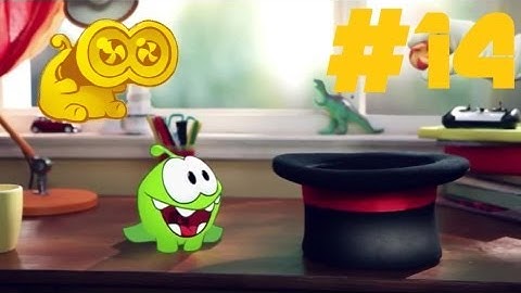 Cut the Rope Experiments Shooting The Candy level 14 all three stars walkthrough