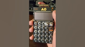 Pocket Operator vs Analog Gear #funny #po#analogsynthesizer #modular #teenageengineering