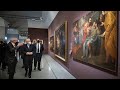 Mattarella all’inaugurazione della Mostra dal titolo Superbarocco Arte a Genova da Rubens a Magnasco