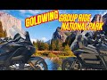 Goldwing Group Ride Sierra Nevada Motorcycle Ride- Group Yosemite National Park: no talking riding