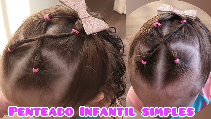 Penteado Infantil fácil PARA FESTA #70 I Sr e Sra Martinez 