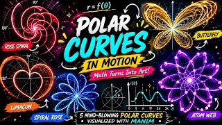 What If Graphs Became Art? 5 Insane Polar Curves In Motion When Θ Turns Into Art Themathframe