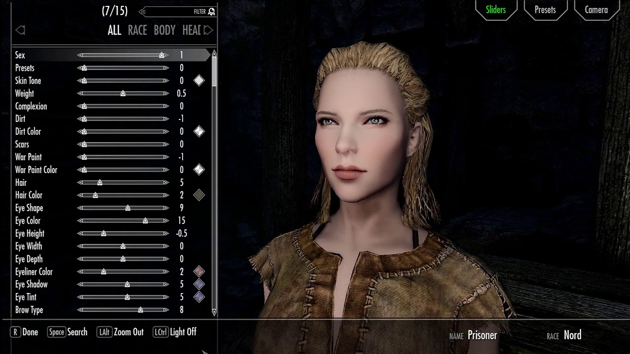 skyrim character creation mods