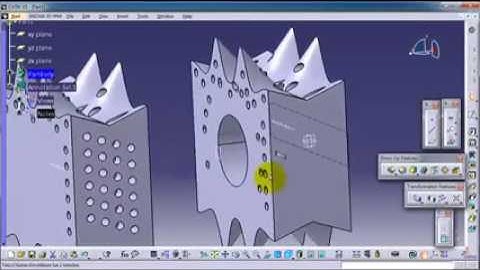 61 CATIA Beginner Tutorial  Text with Leader, Text, Parallel Text