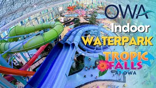 [4K] Tropic Falls at OWA (Indoor Waterpark   Outdoor Theme Park) Foley, Alabama