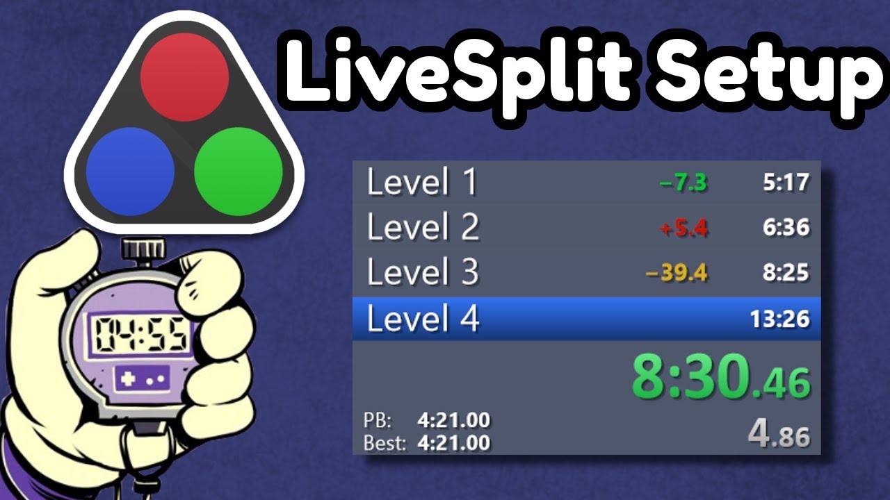 How to Set Up a Speedrun Timer (LiveSplit Tutorial) 