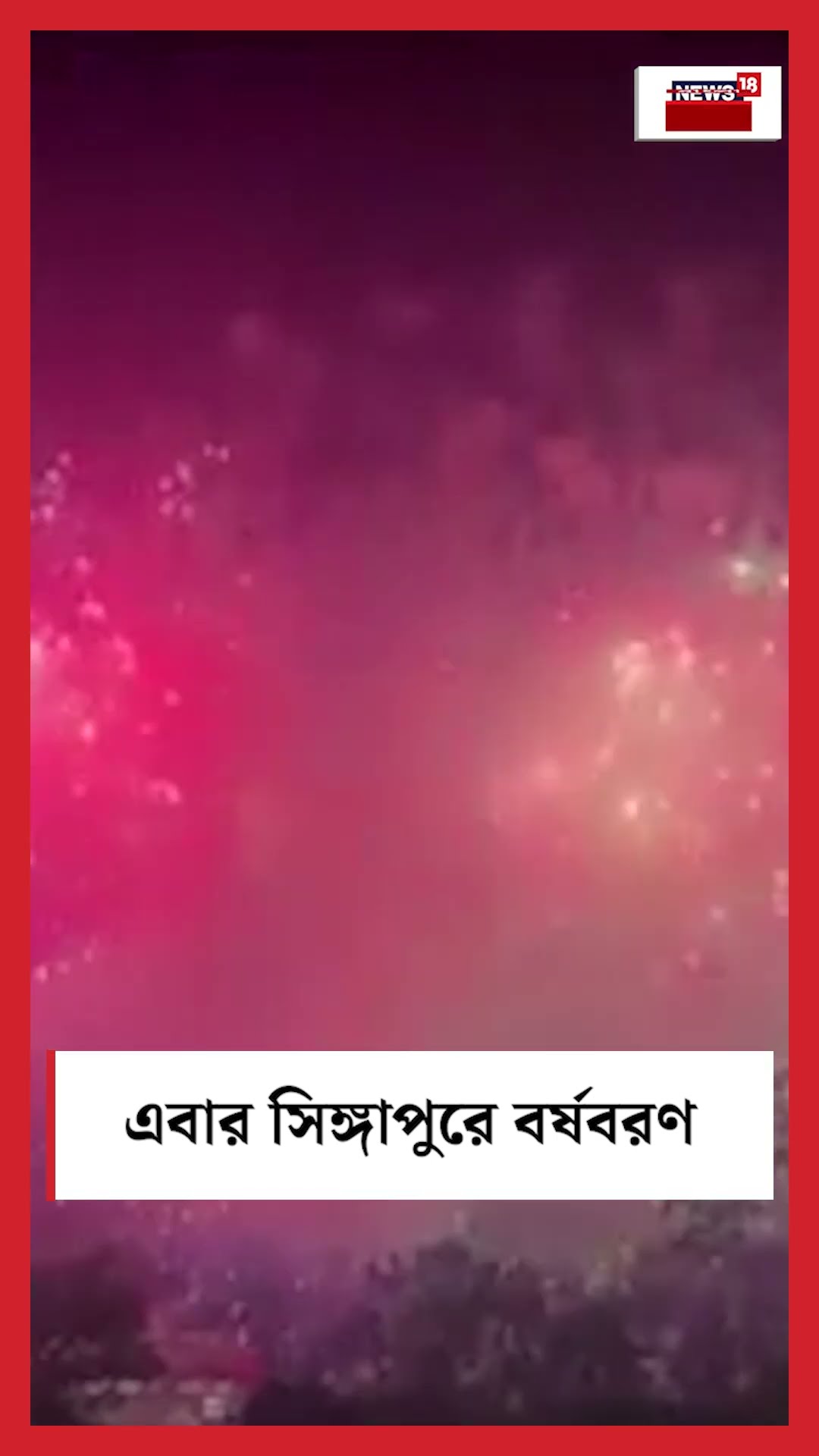 নতুন বছরকে স্বাগত জানাল Singapore #shorts